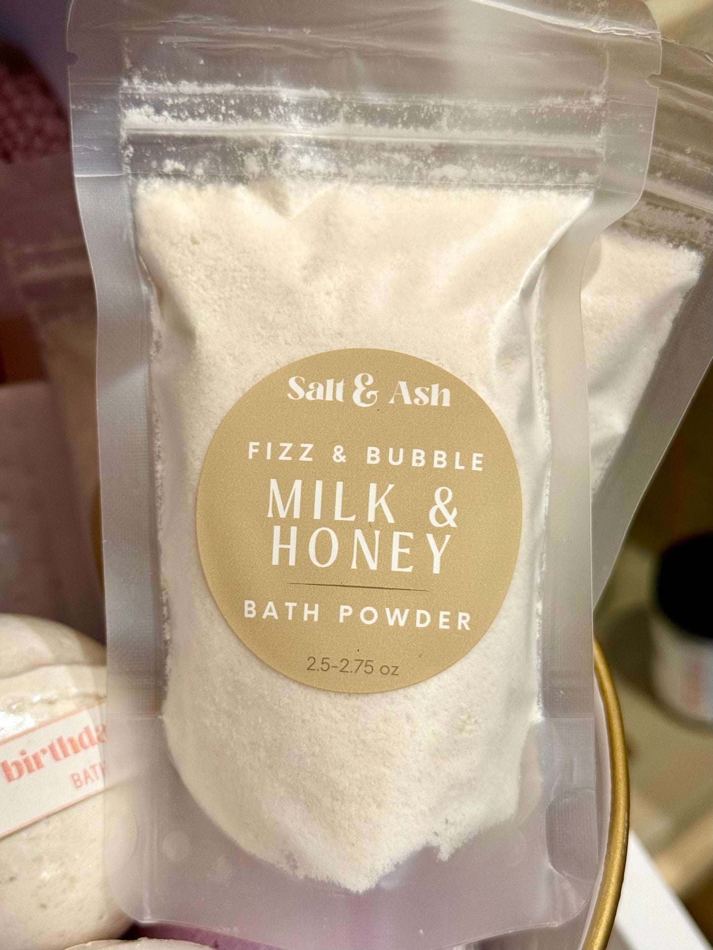 Milk & Honey Bath Bomb Powder