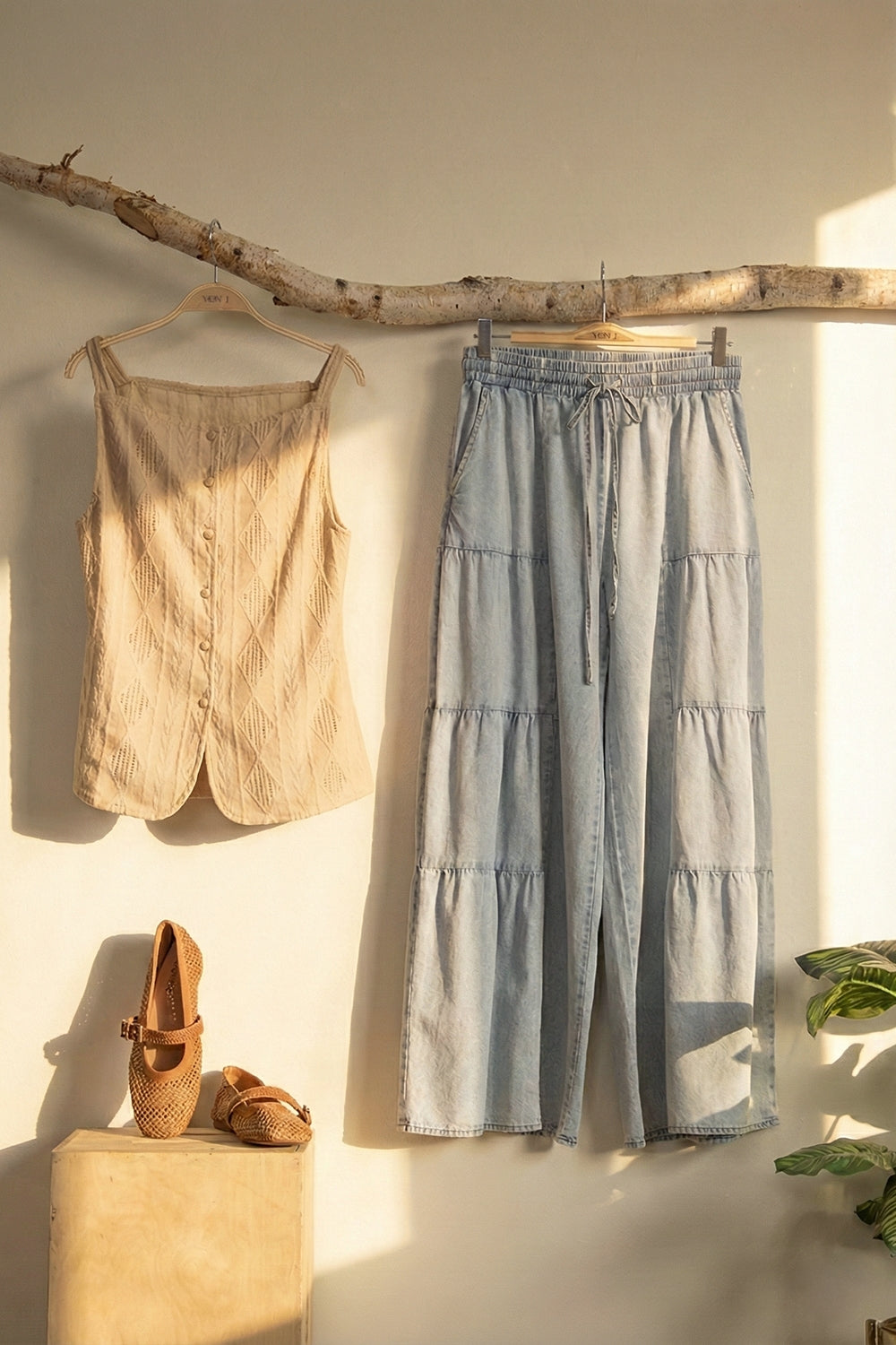 Kim Textured Sleeveless Top (S-M-L)