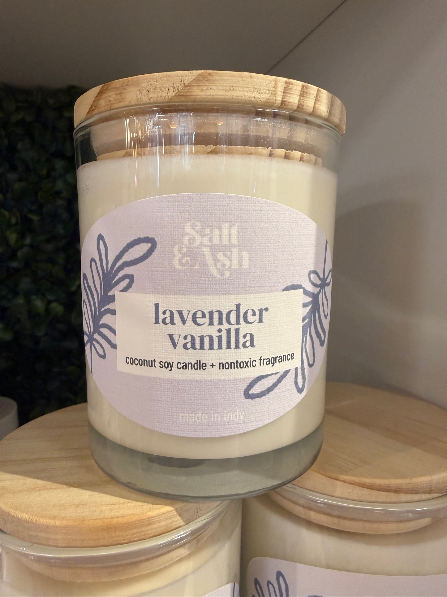 Lavender Vanilla Soy Wax Candle