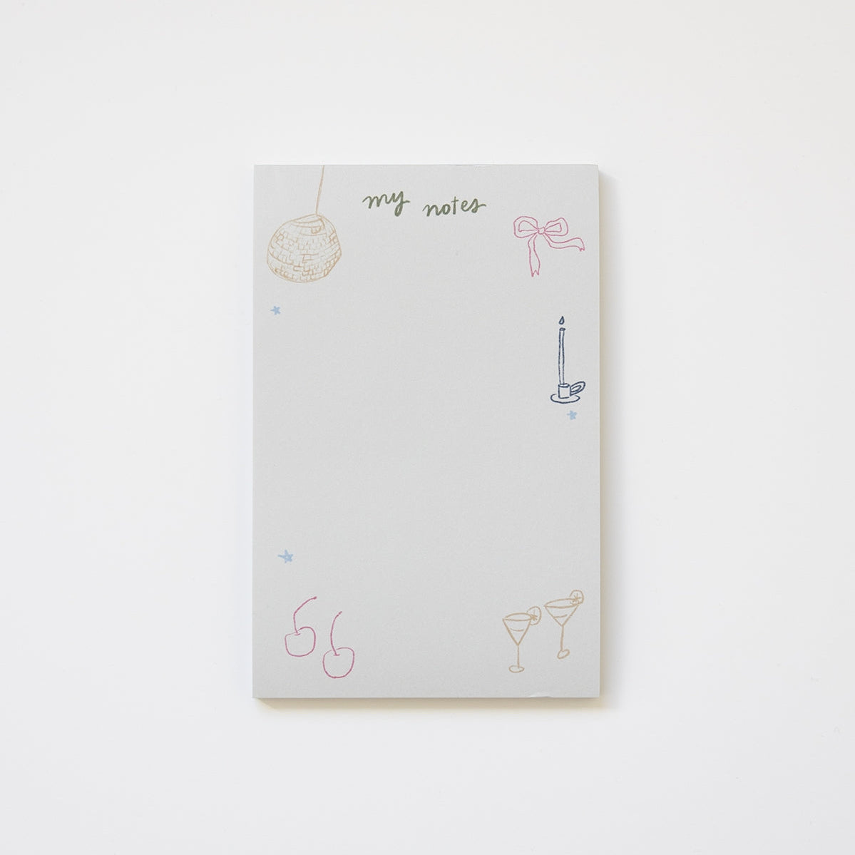 Disco Bow Notepad