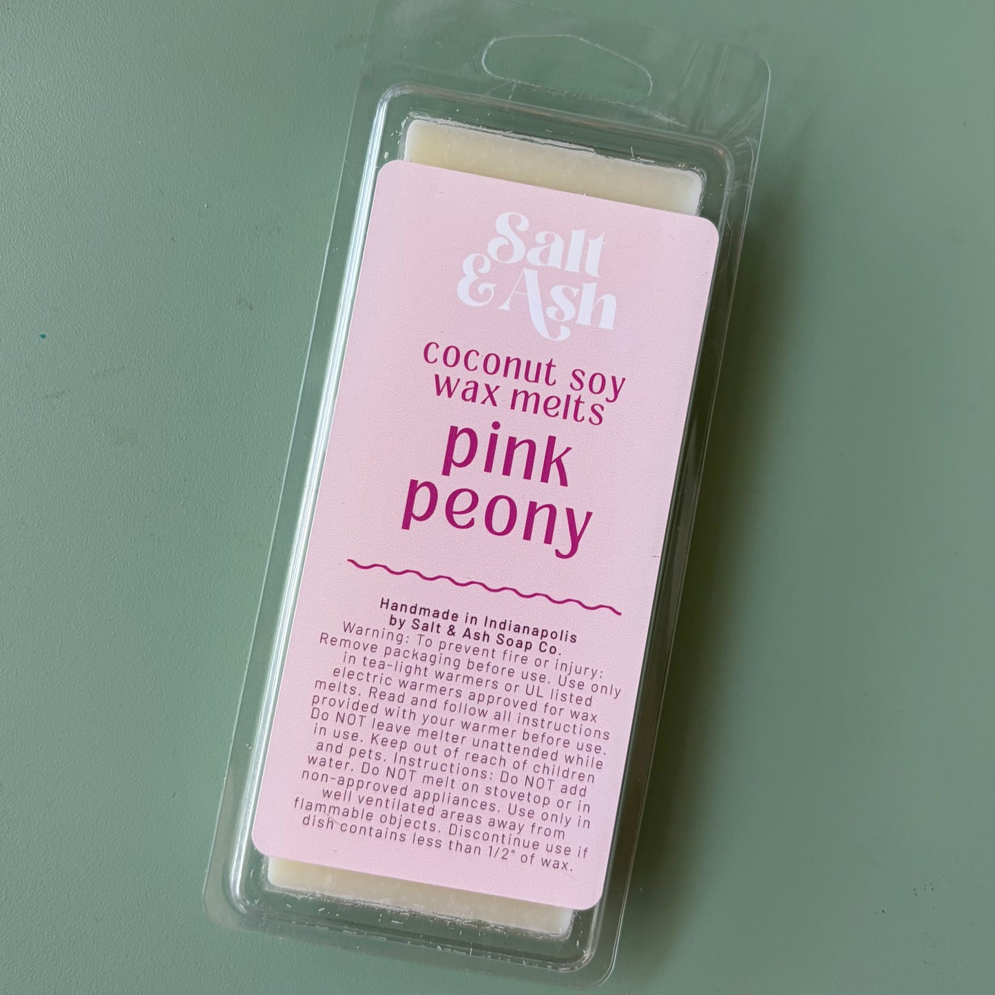 Pink Peony Wax Melt