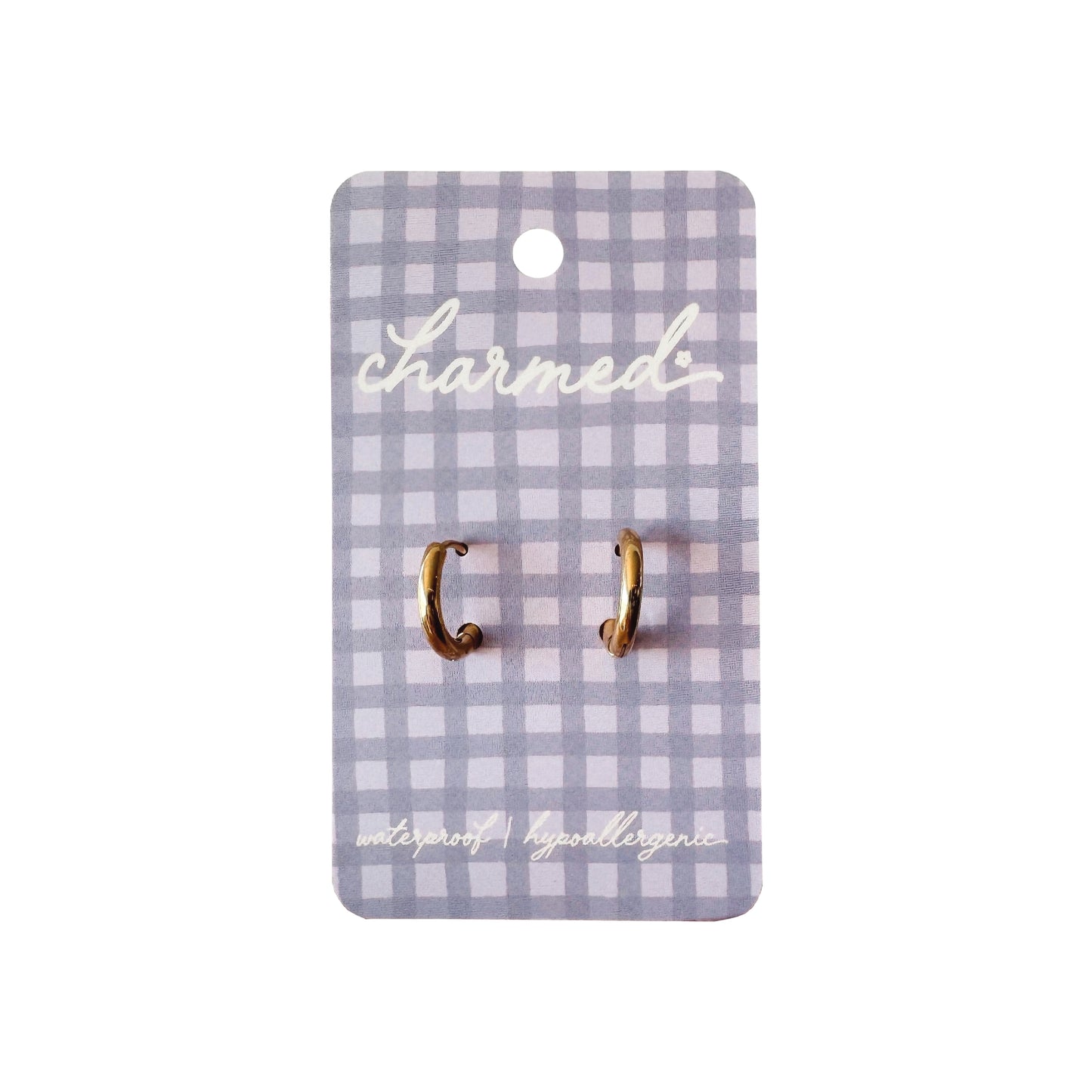 Gold Hoops Click-In Earrings