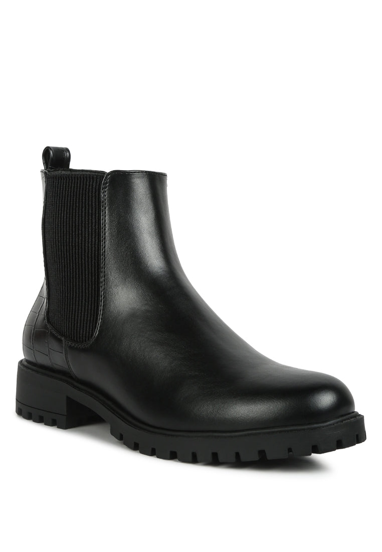 Stella Croc Chelsea Boots