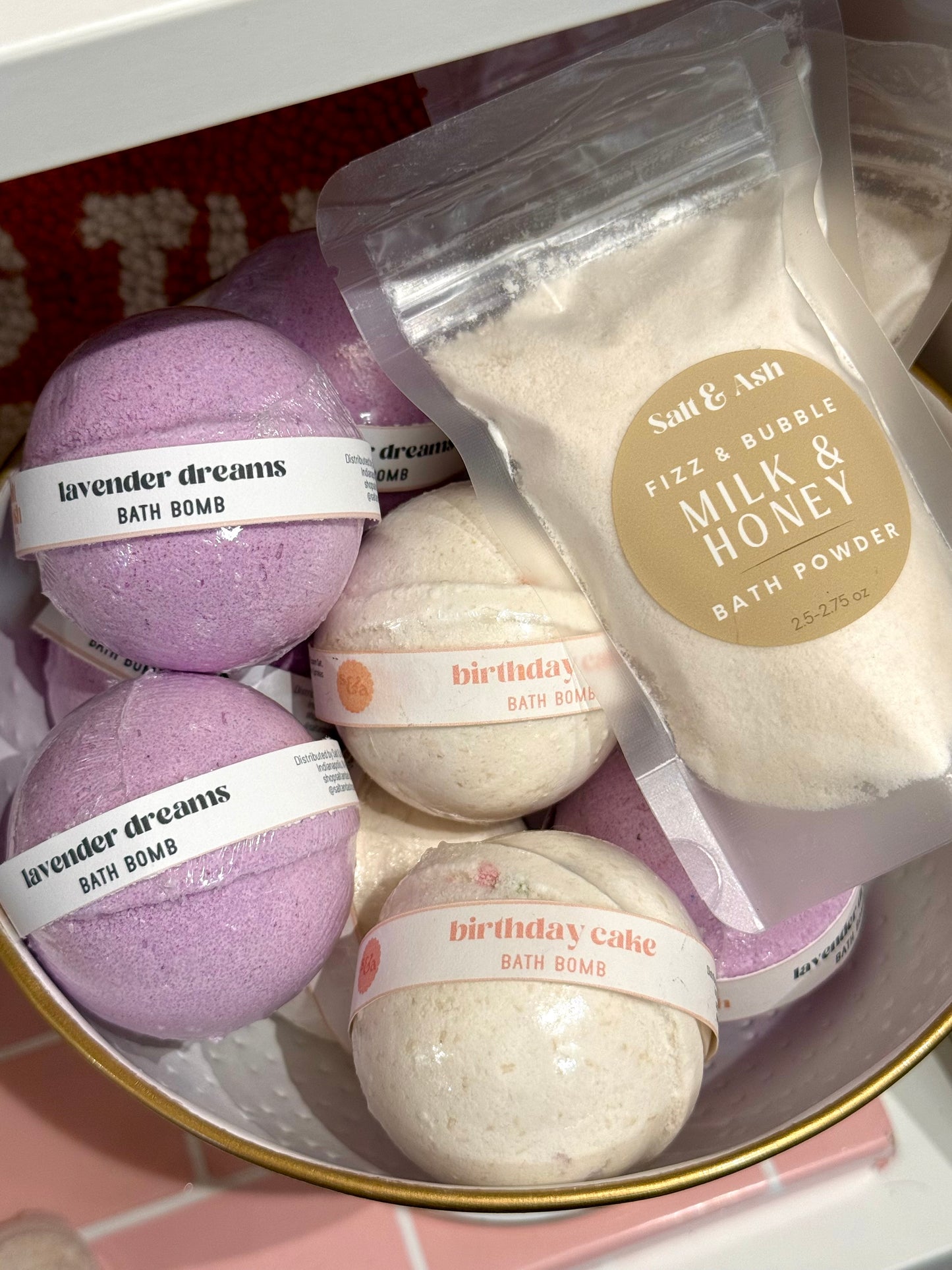 Milk & Honey Bath Bomb Powder