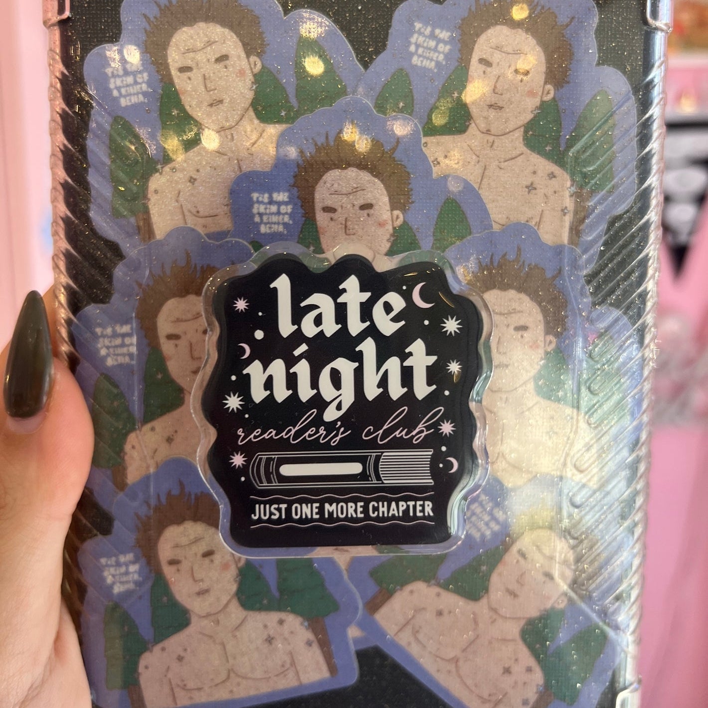 Late Night Readers Kindle Grip