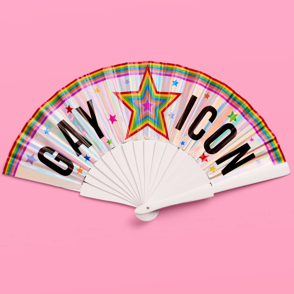 Pride Gay Icon Hand Fan