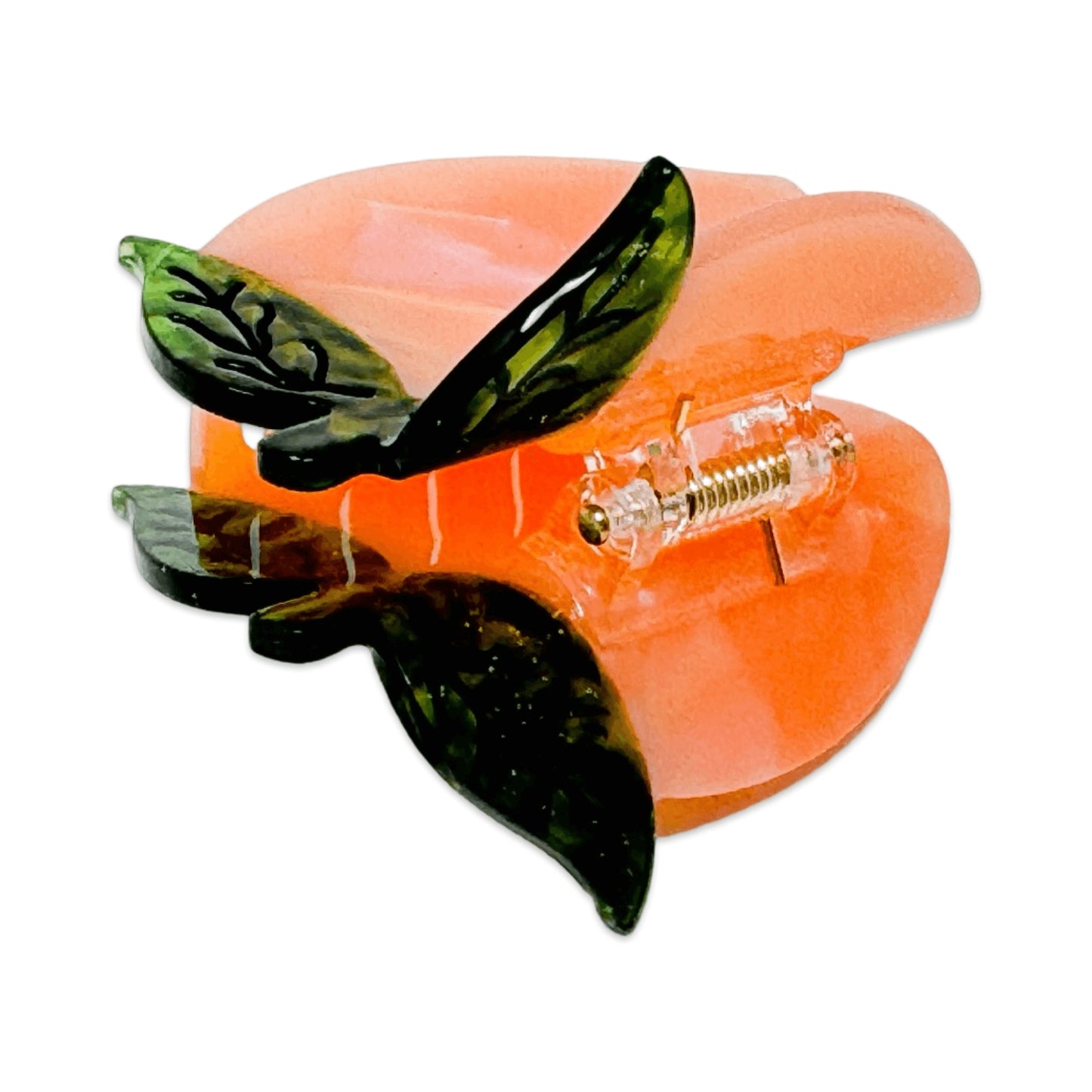 Peach Hair Claw Clip