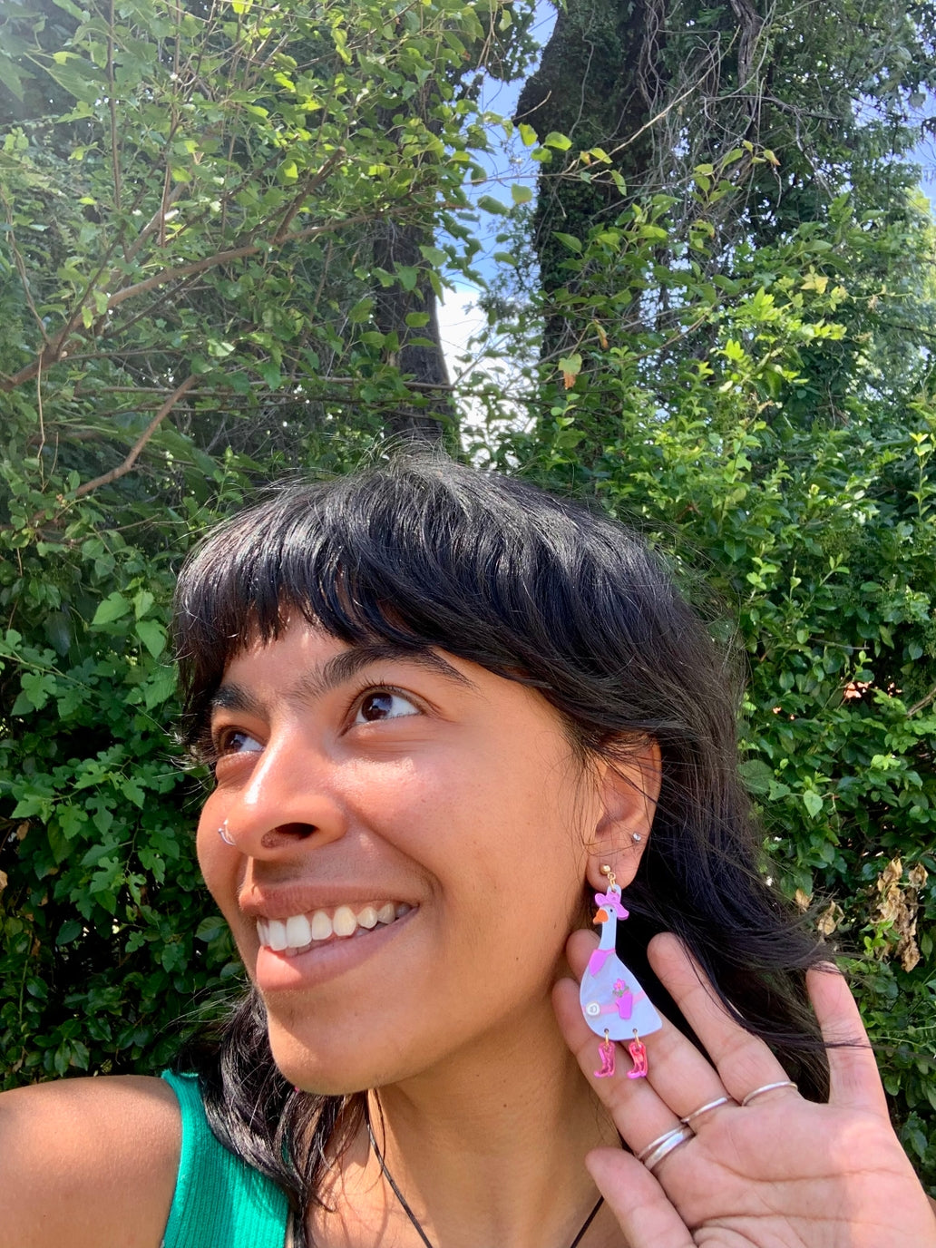 Dolly Goose Acrylic Earrings