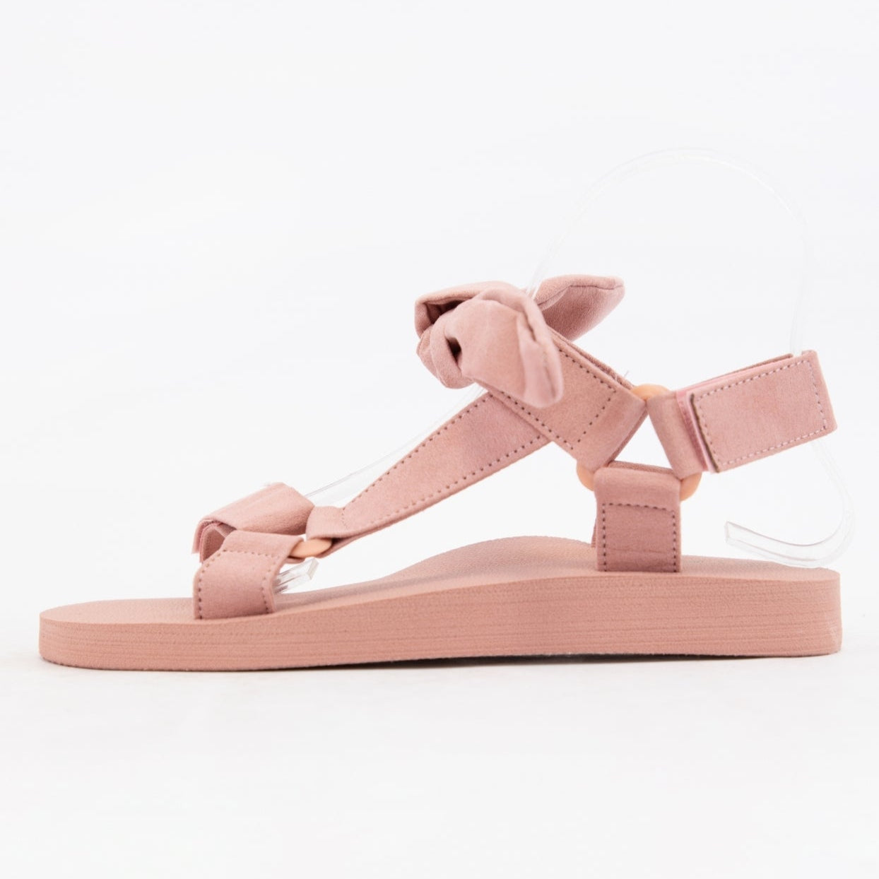 Blush Foam Bow Sandals