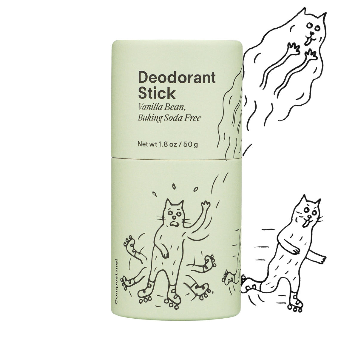 Vanilla Bean Baking Soda Free Deodorant Stick