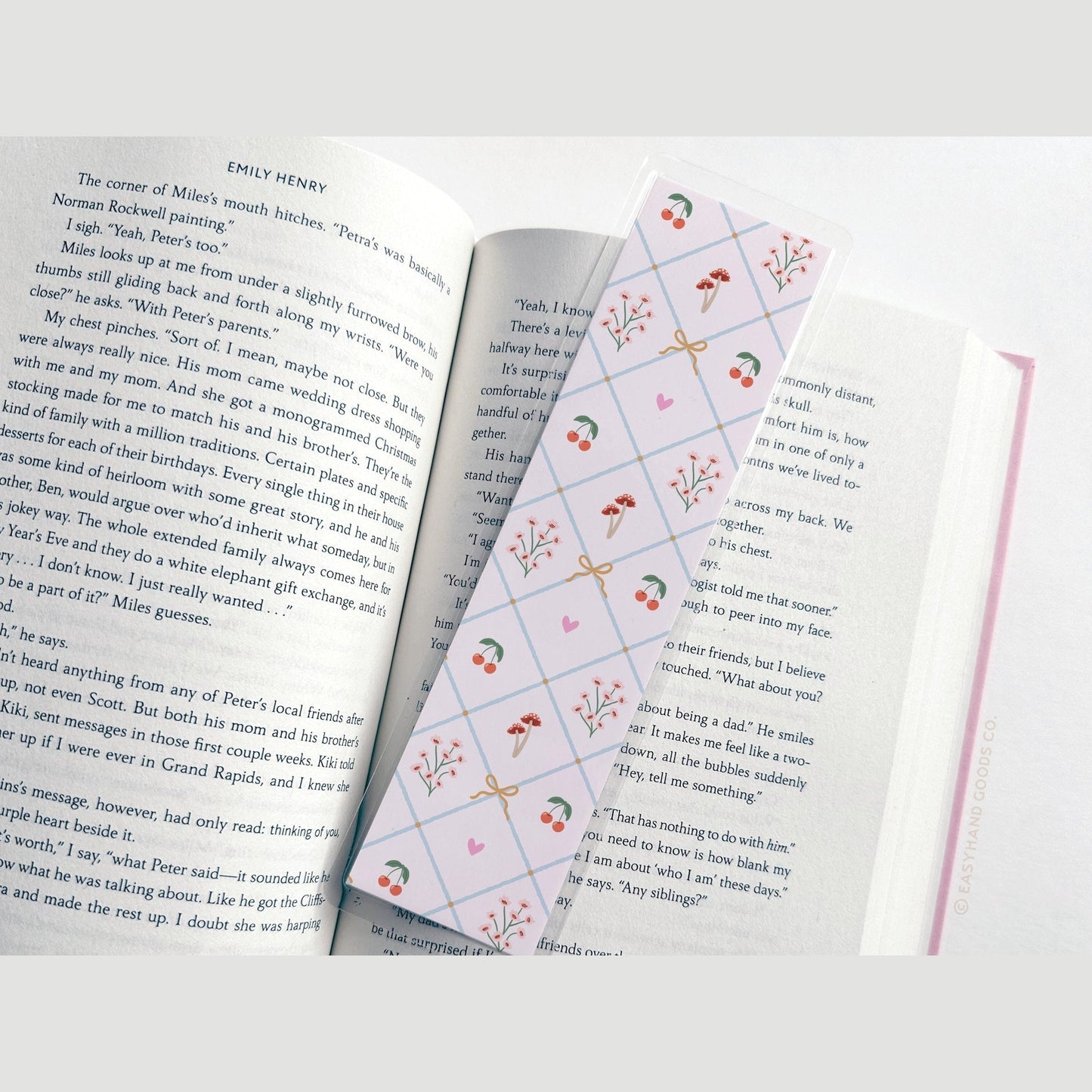 Coquette Pattern Laminated Bookmark
