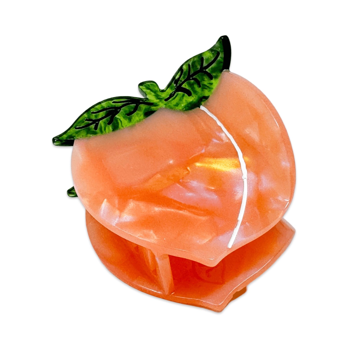 Peach Hair Claw Clip