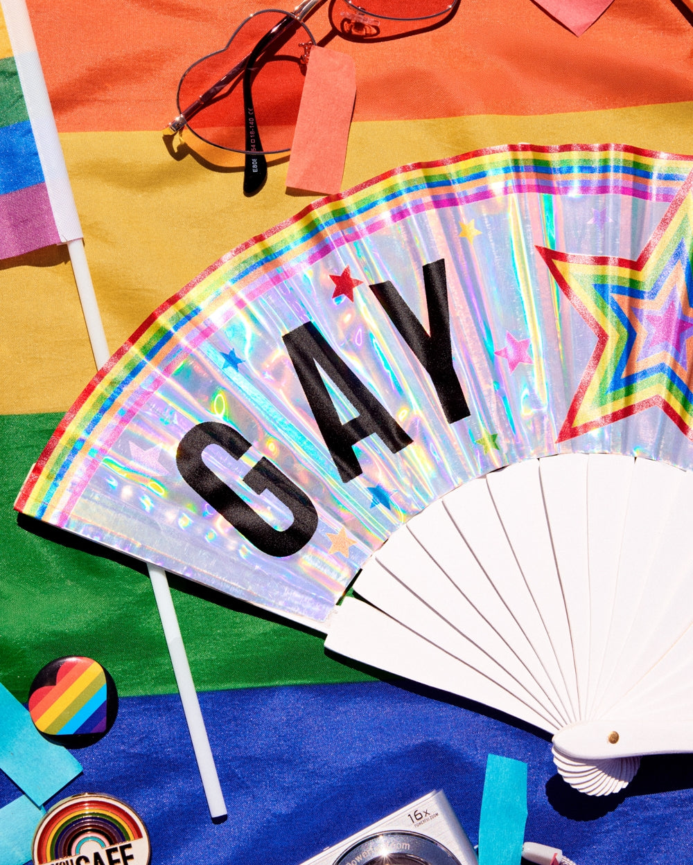 Pride Gay Icon Hand Fan