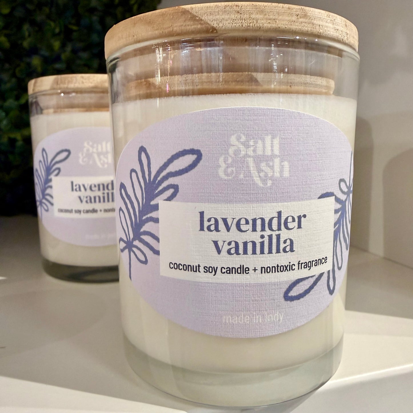 Lavender Vanilla Soy Wax Candle