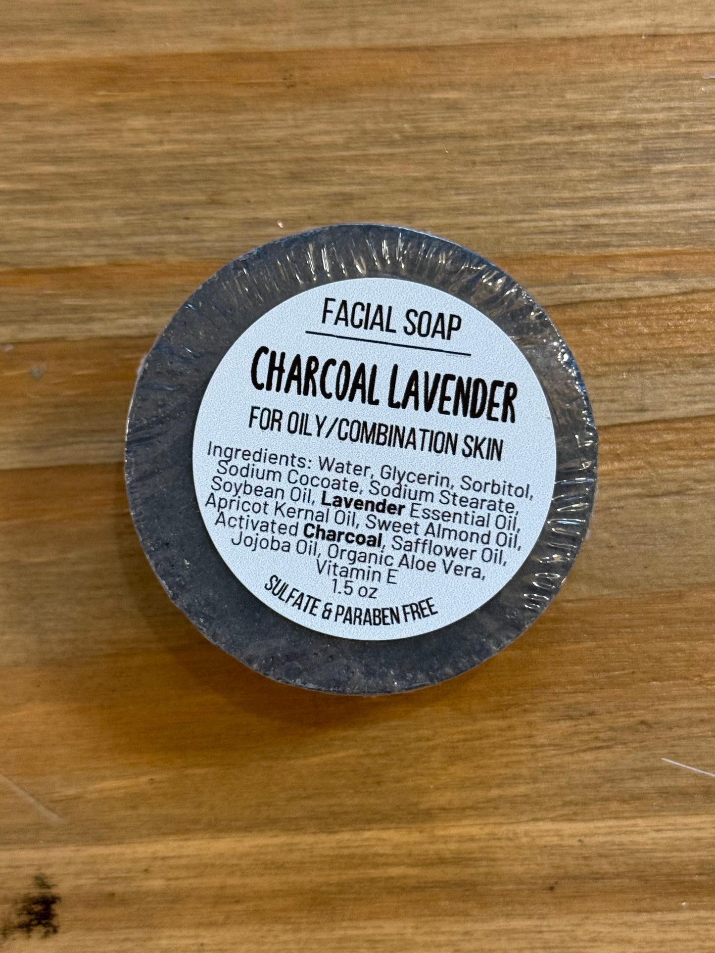Charcoal Lavender Facial Soap