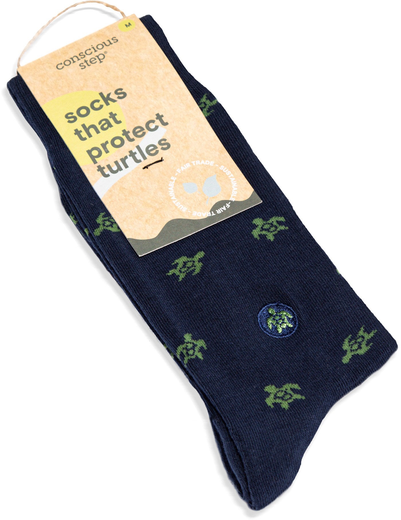 Socks That Protect Turtles - Navy
