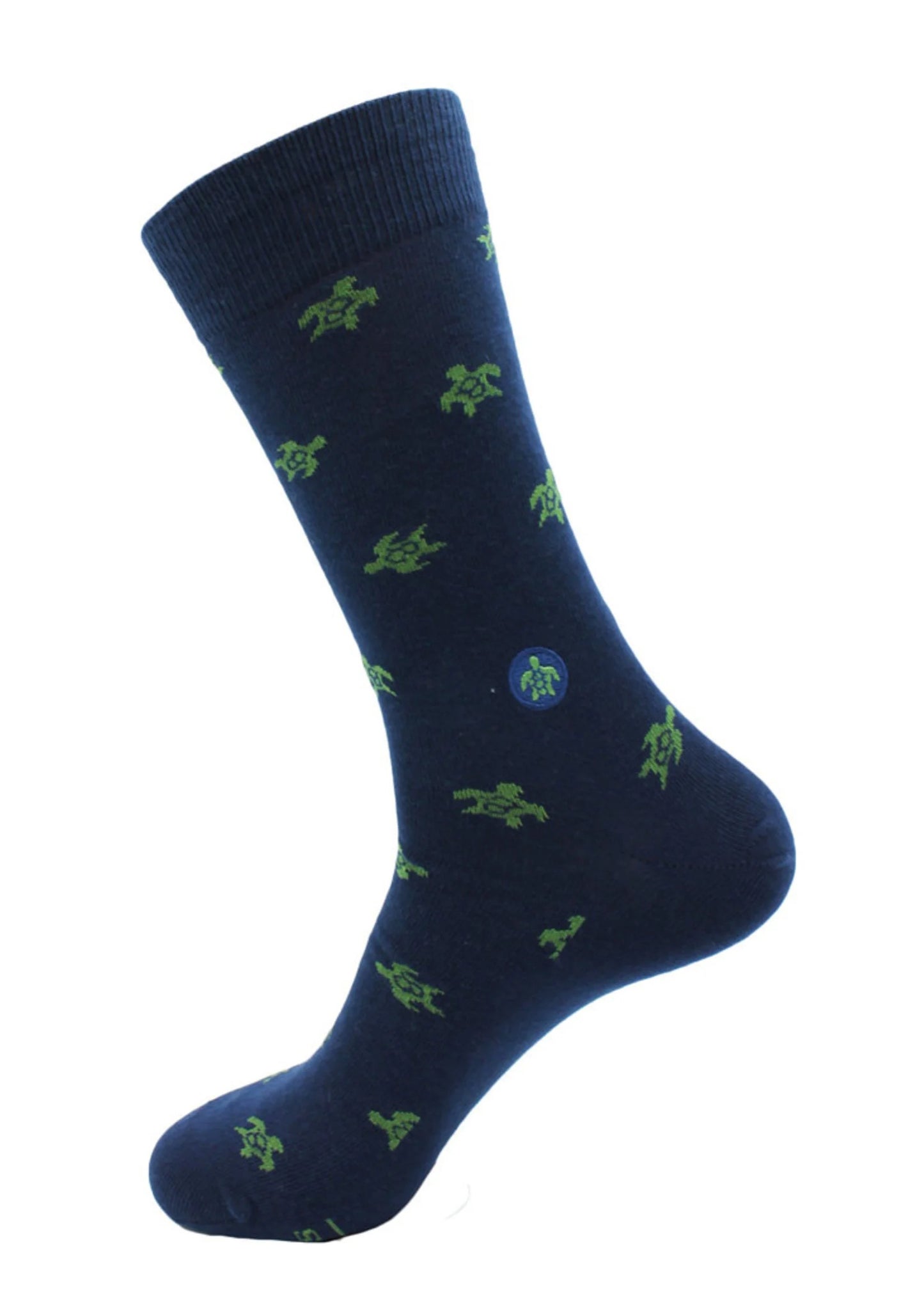 Socks That Protect Turtles - Navy