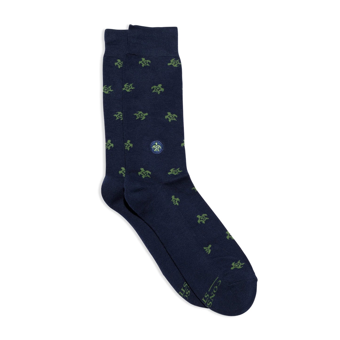 Socks That Protect Turtles - Navy