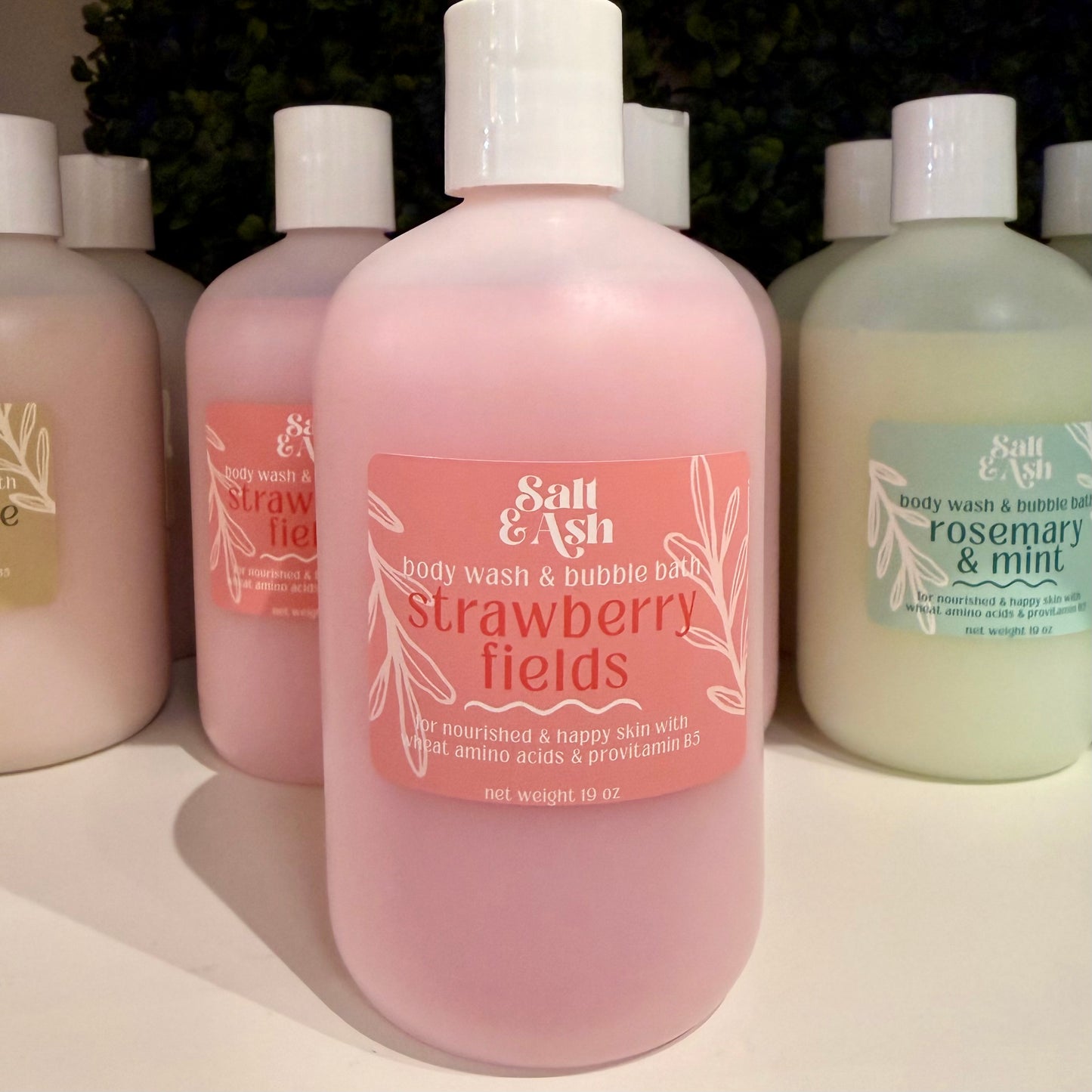 Strawberry Fields Body Wash & Bubble Bath