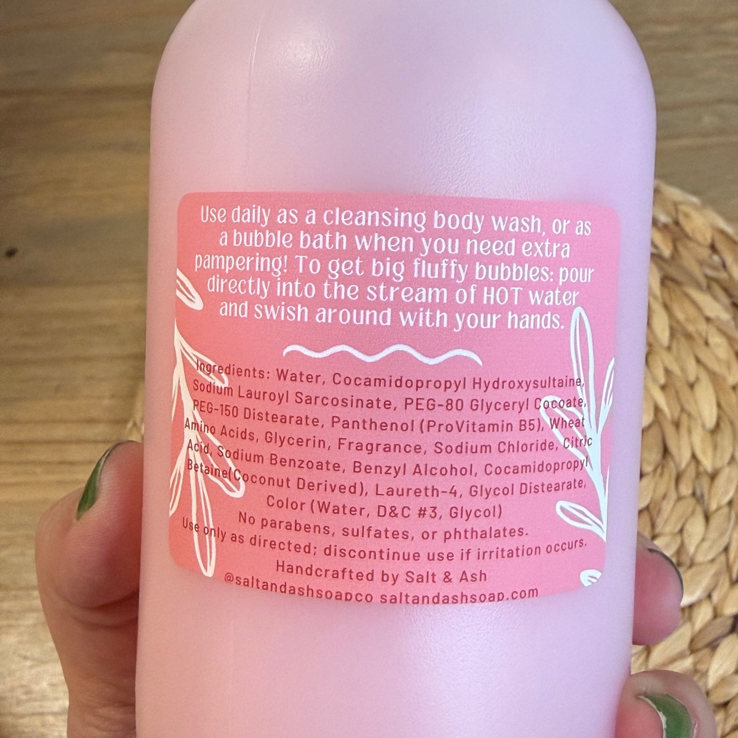 Strawberry Fields Body Wash & Bubble Bath