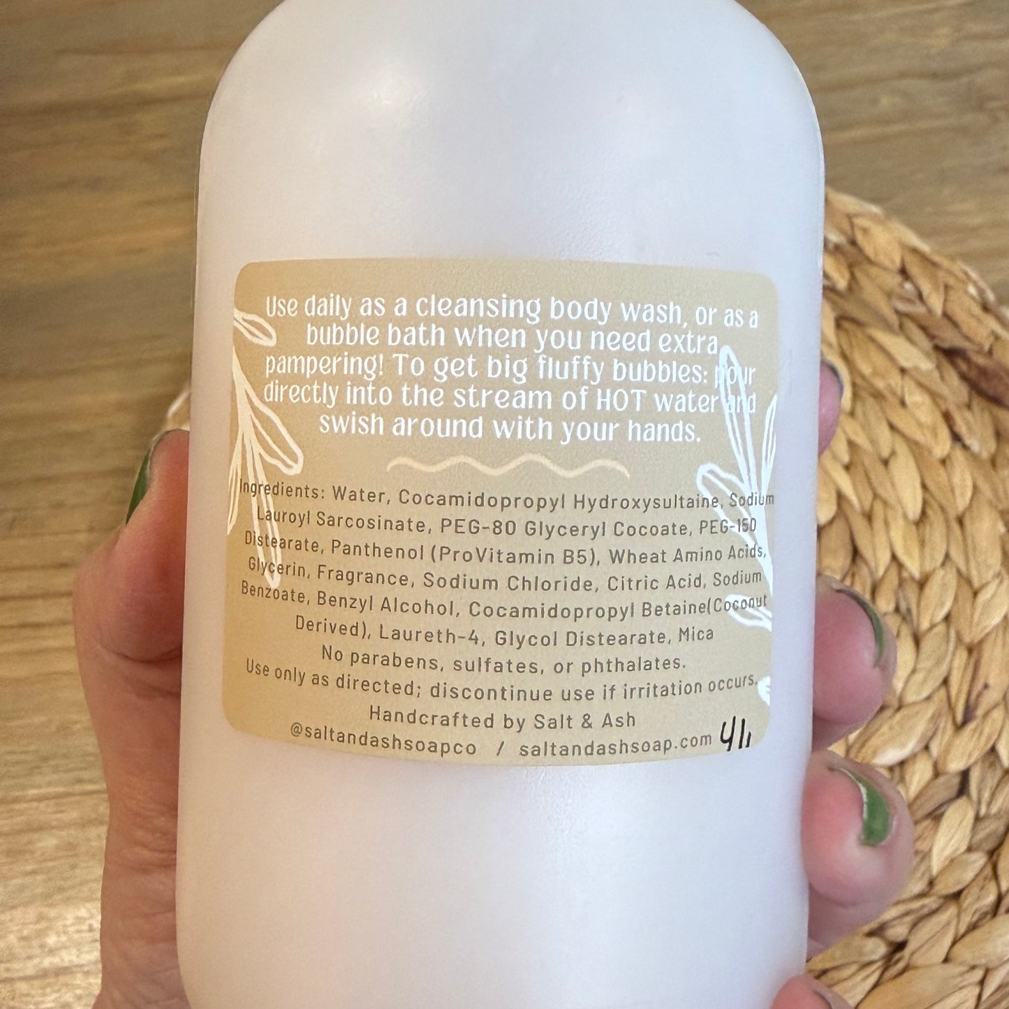 Vanilla Shake Body Wash & Bubble Bath