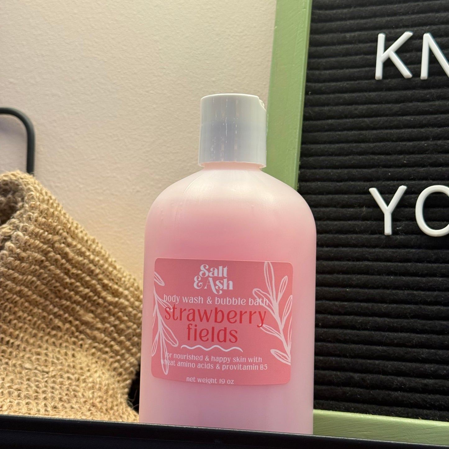 Strawberry Fields Body Wash & Bubble Bath