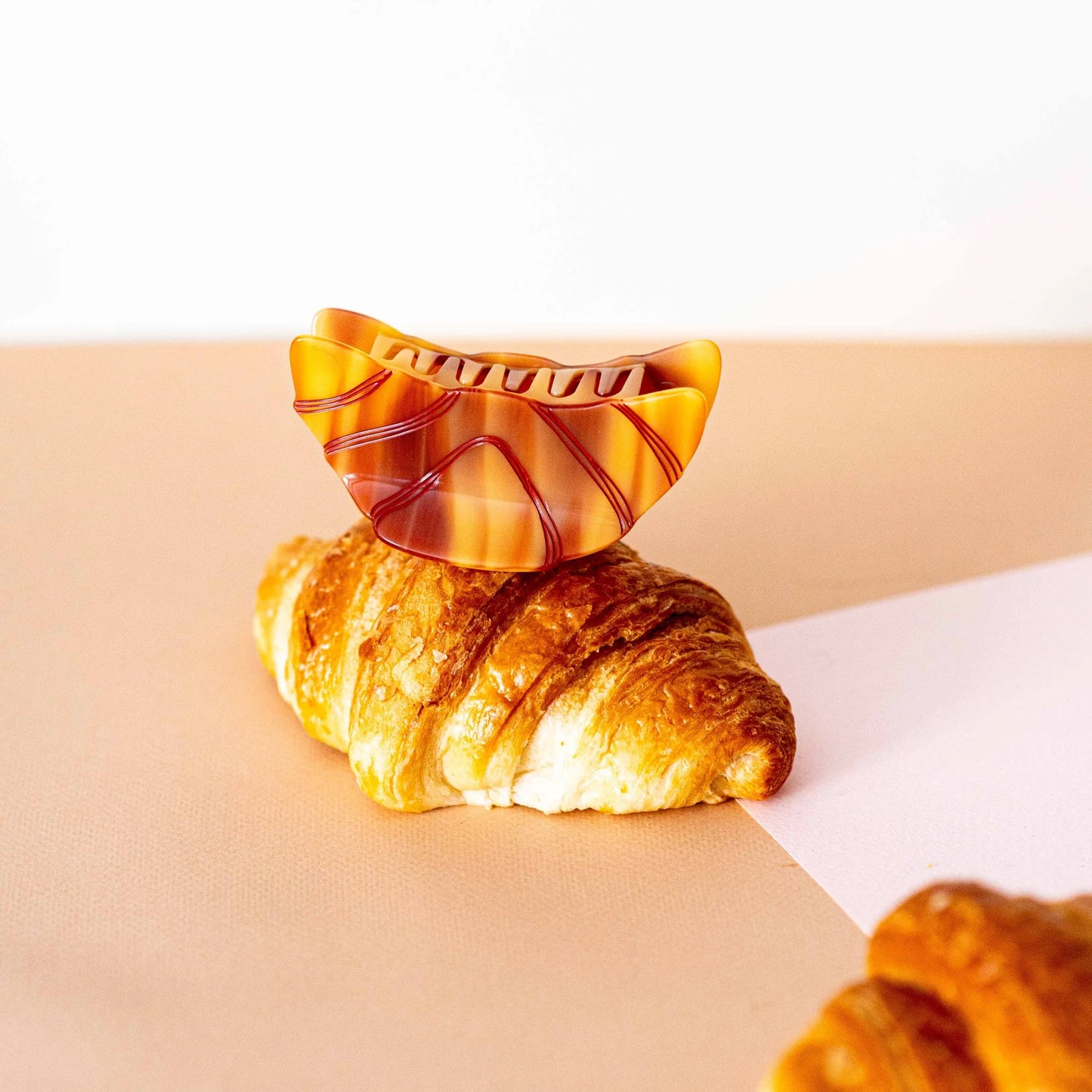 Croissant Hair Claw Clip