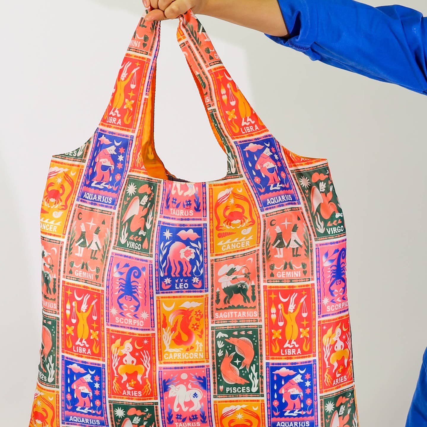 Zodiac Art Sack Reusable Tote