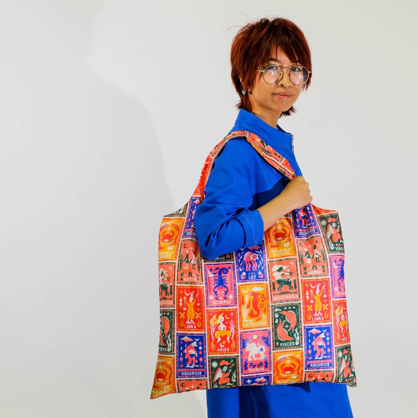 Zodiac Art Sack Reusable Tote