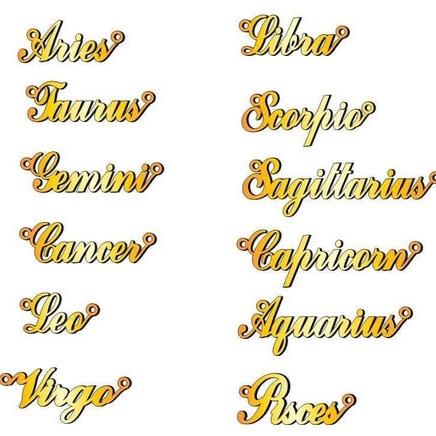 Zodiac Gold Chain Necklace