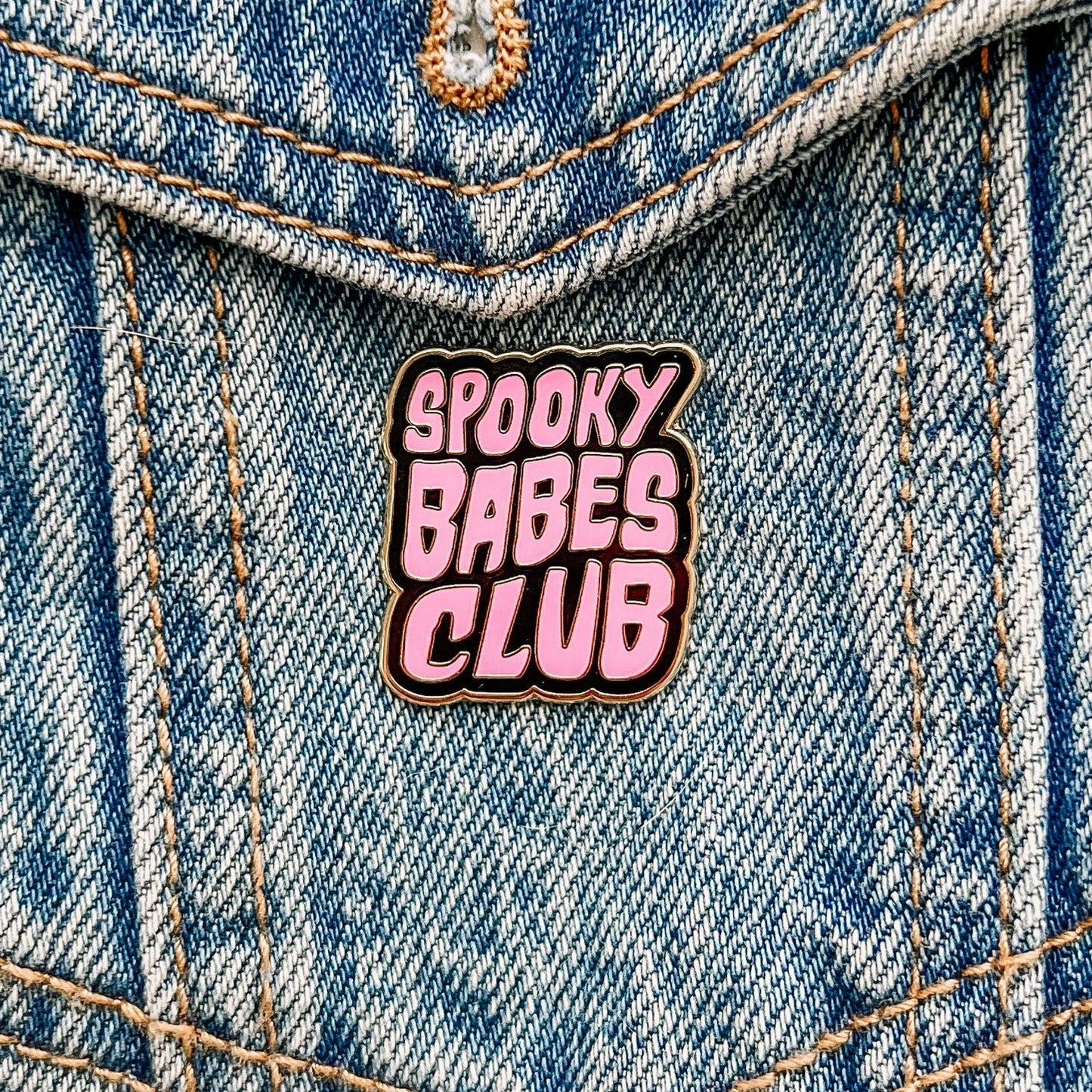Spooky Babes Club Enamel Pin