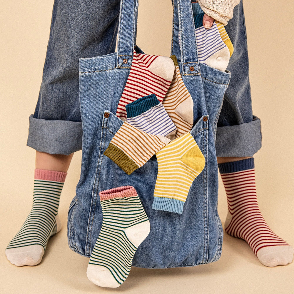 Tom Striped Crew Socks