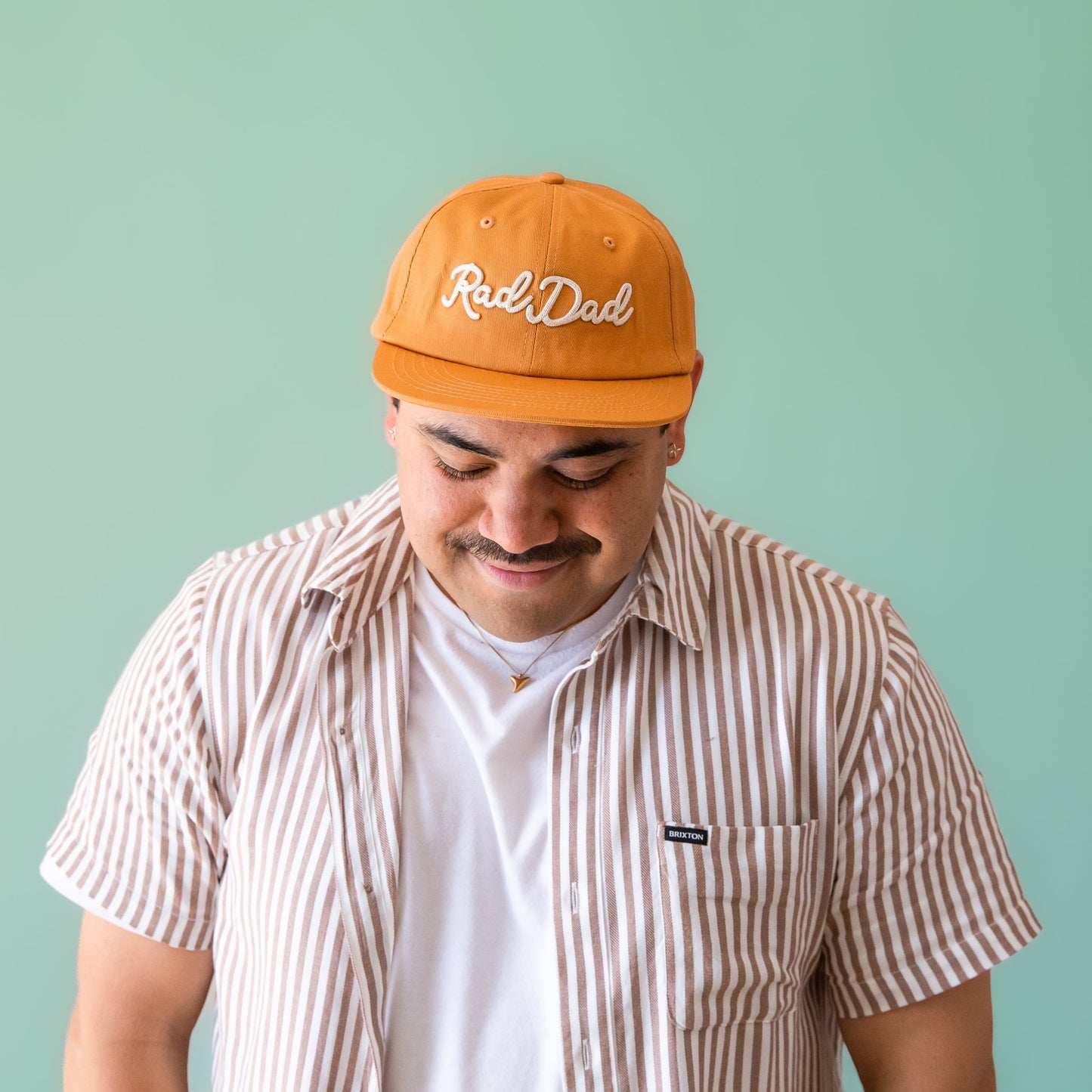 Rad Dad Embroidered Flat Brim Hat