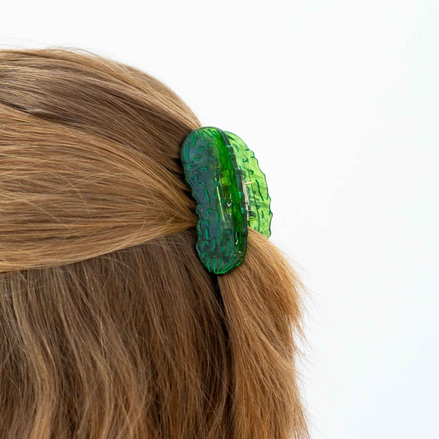 Pickle Mini Hair Claw Clip
