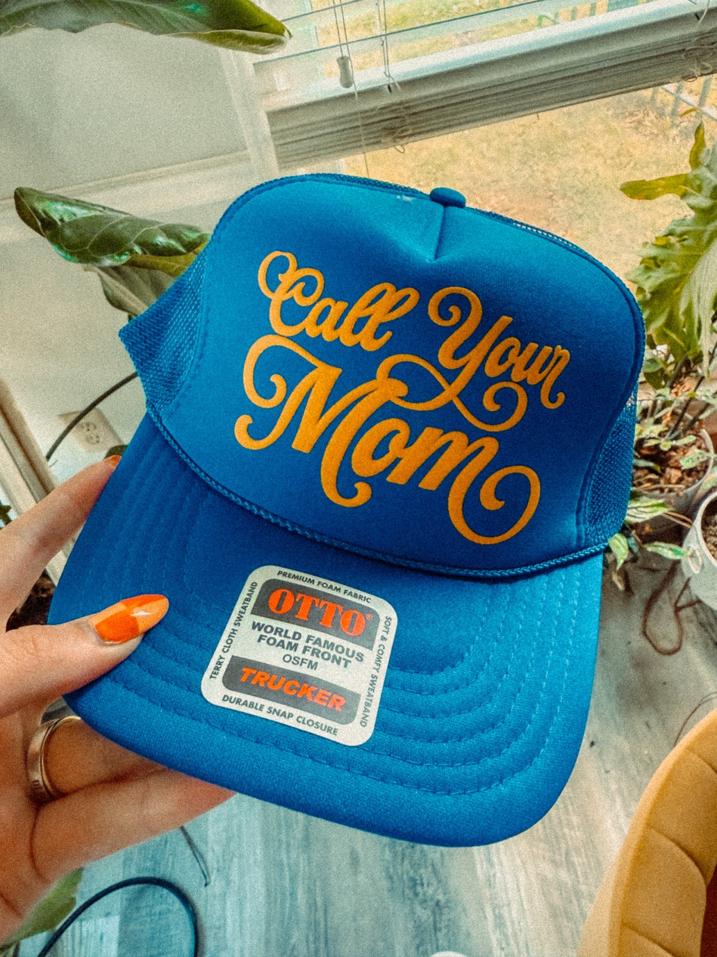 Call Your Mom Trucker Hat