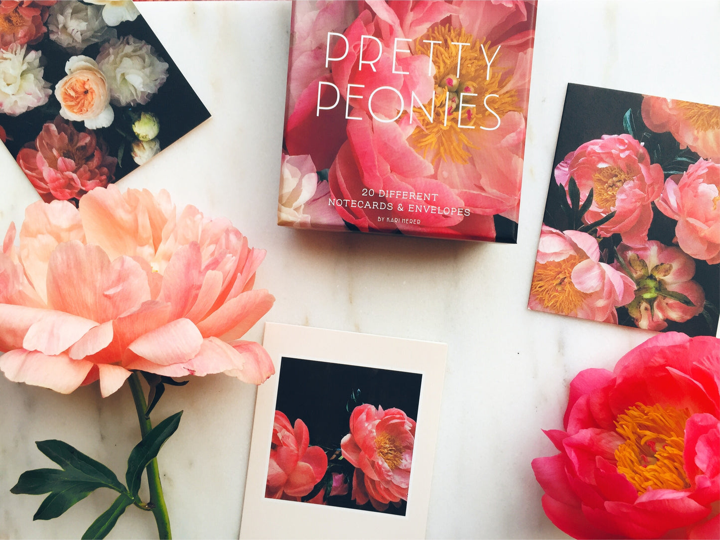 Pretty Peonies Notecard Set