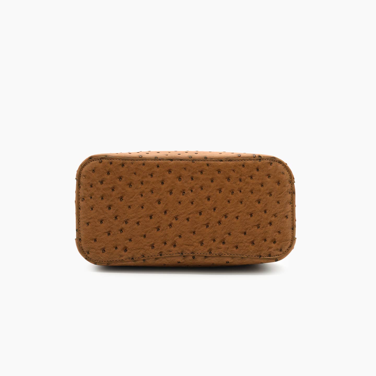 Mireille Pleated Ostrich Shoulder Purse