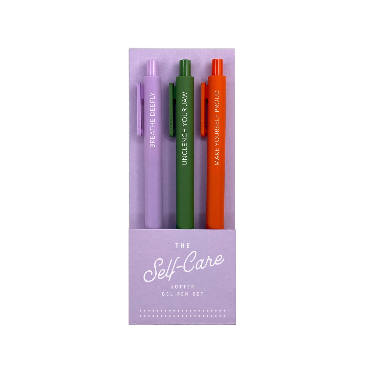 Self-Care Jotter Gel Pen - Set of 3