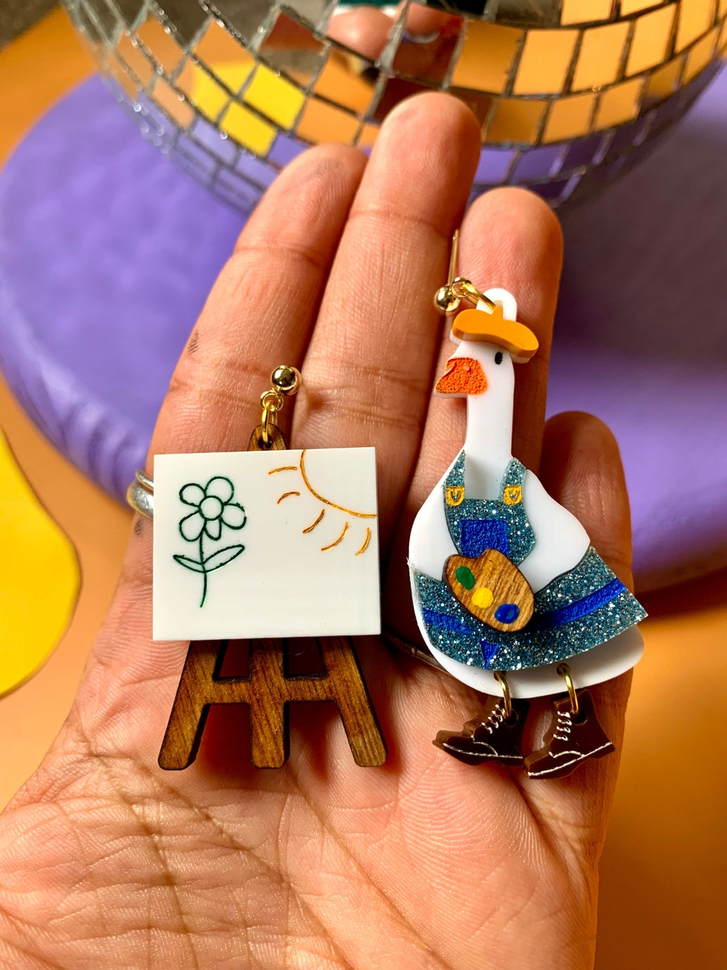 Vincent Van Goose - Acrylic Earrings