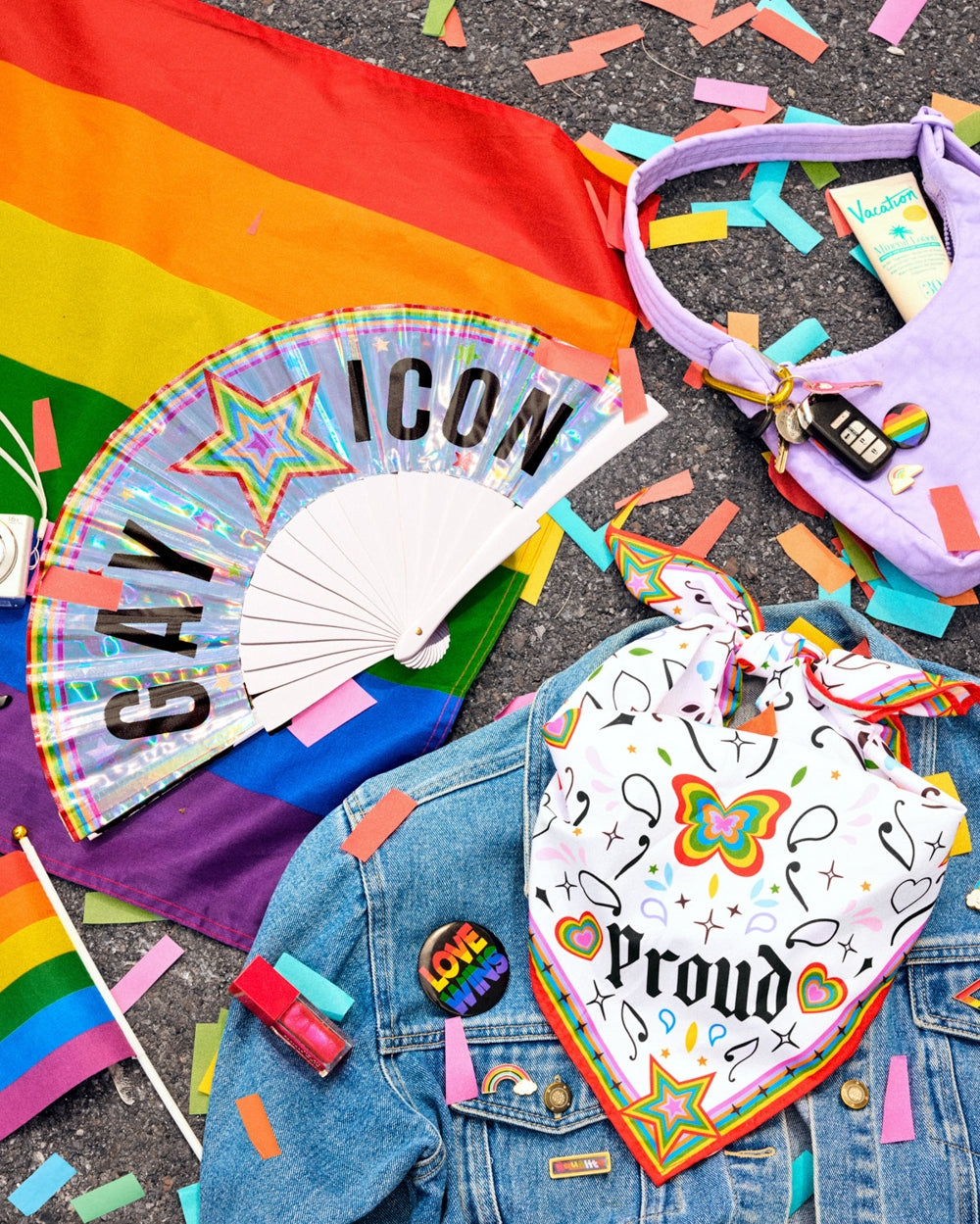 Pride Gay Icon Hand Fan
