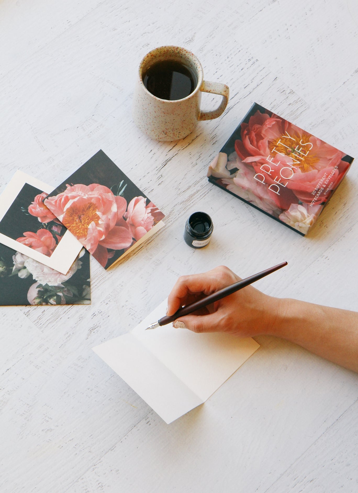 Pretty Peonies Notecard Set