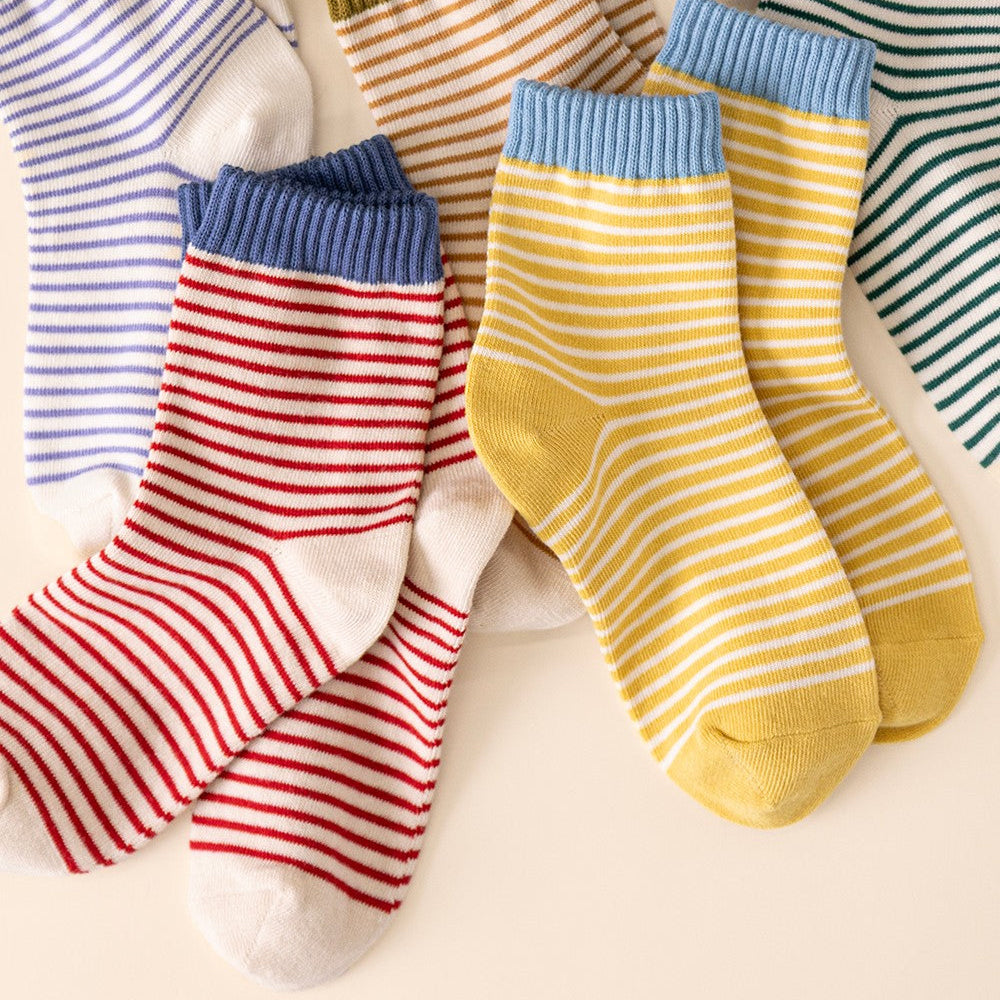 Tom Striped Crew Socks