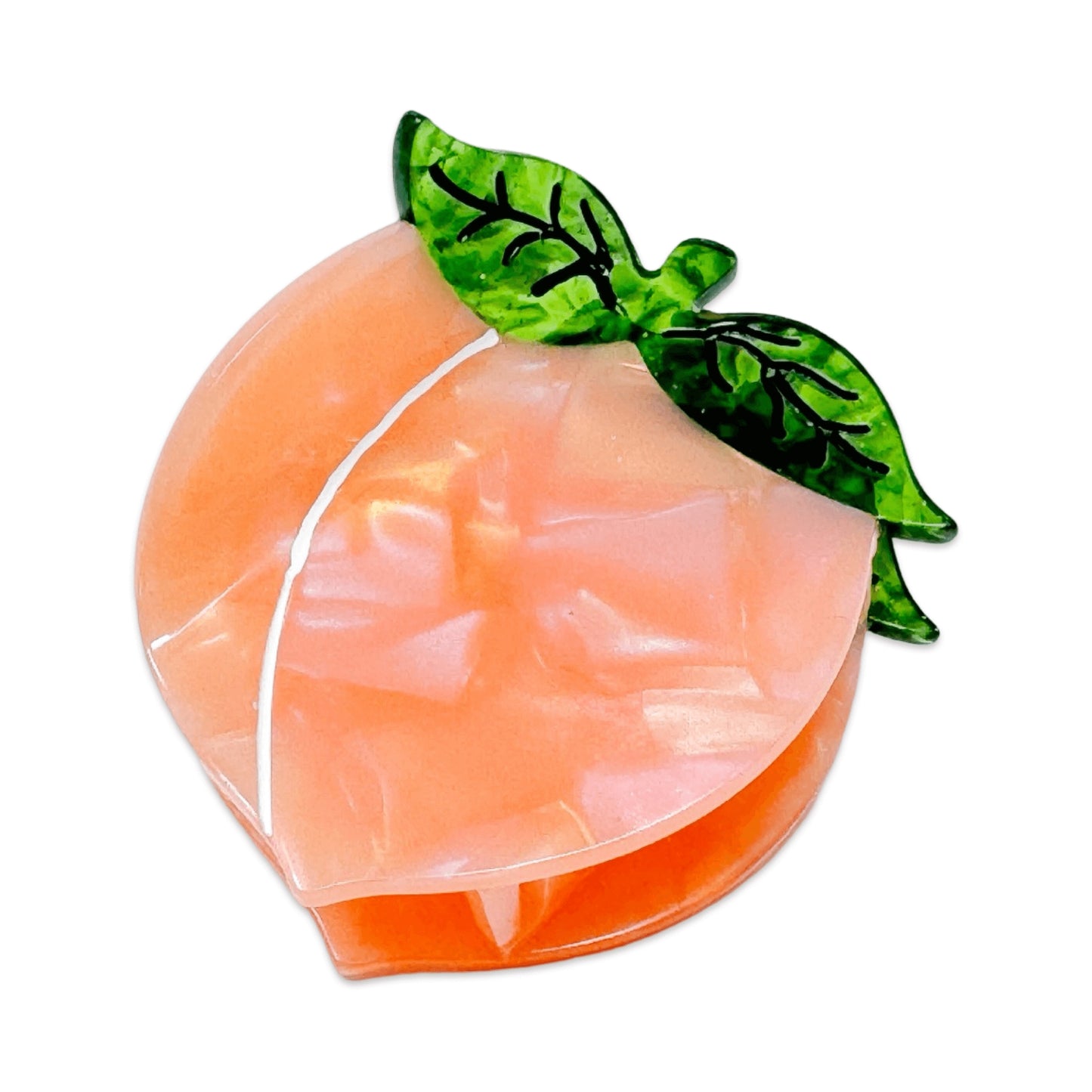 Peach Hair Claw Clip