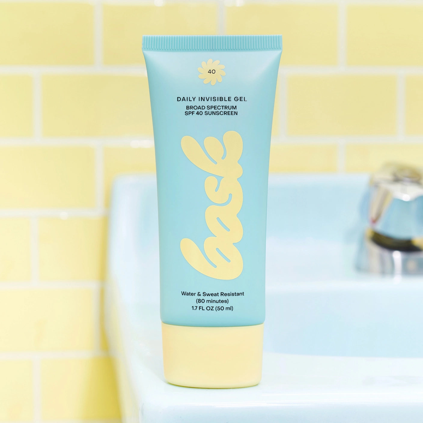 Bask Invisible Gel Face Sunscreen SPF 40