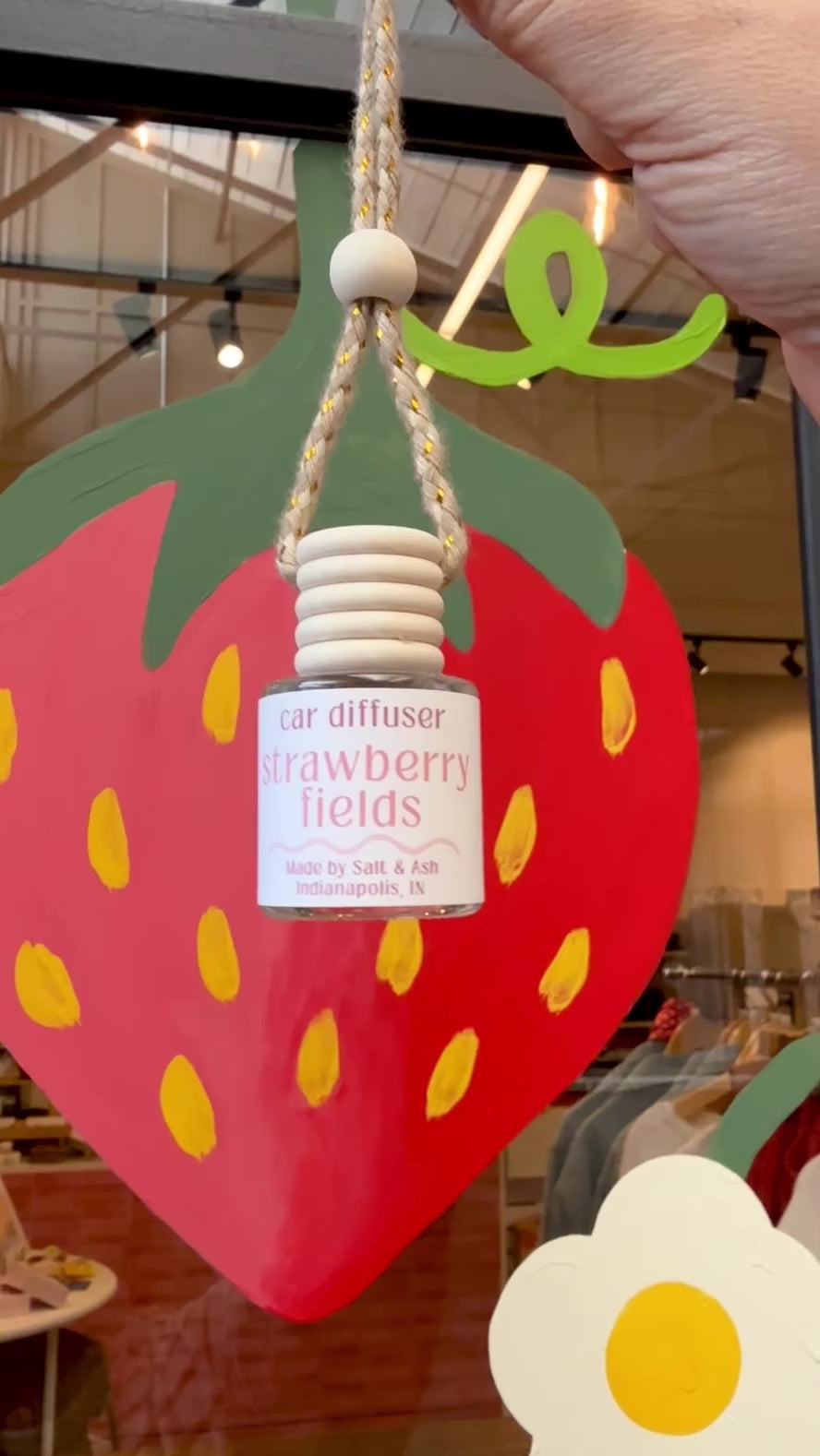 Load and play video in Gallery viewer, Strawberry Fields Car Diffuser
